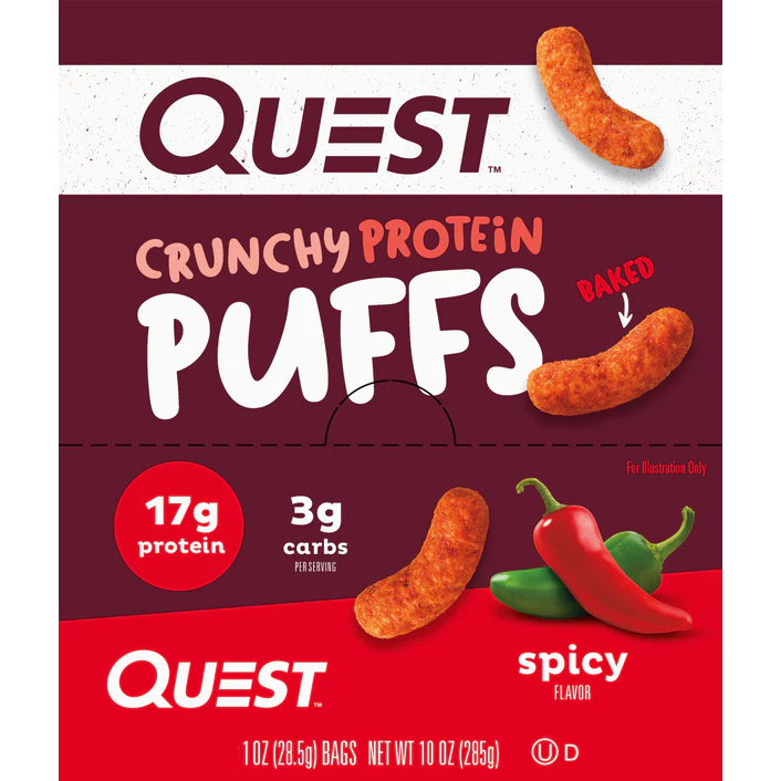 Quest Crunchy Protein Puffs - Spicy - 28.5g