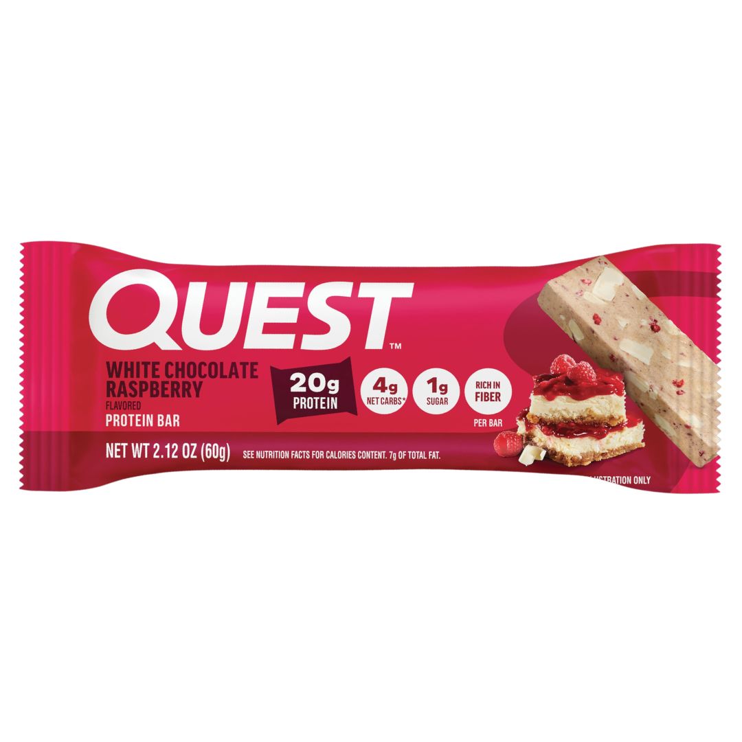 Quest Bar - Chocolat Blanc Framboise