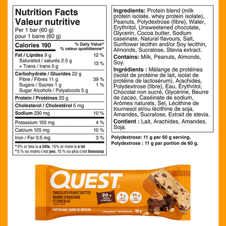 Quest Bar - Chocolate Peanut Butter