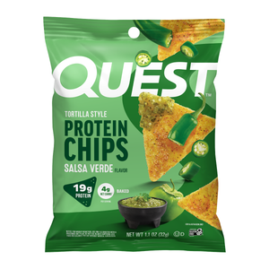 Quest Tortilla Style Protein Chips - Salsa Verde - 1 Bag