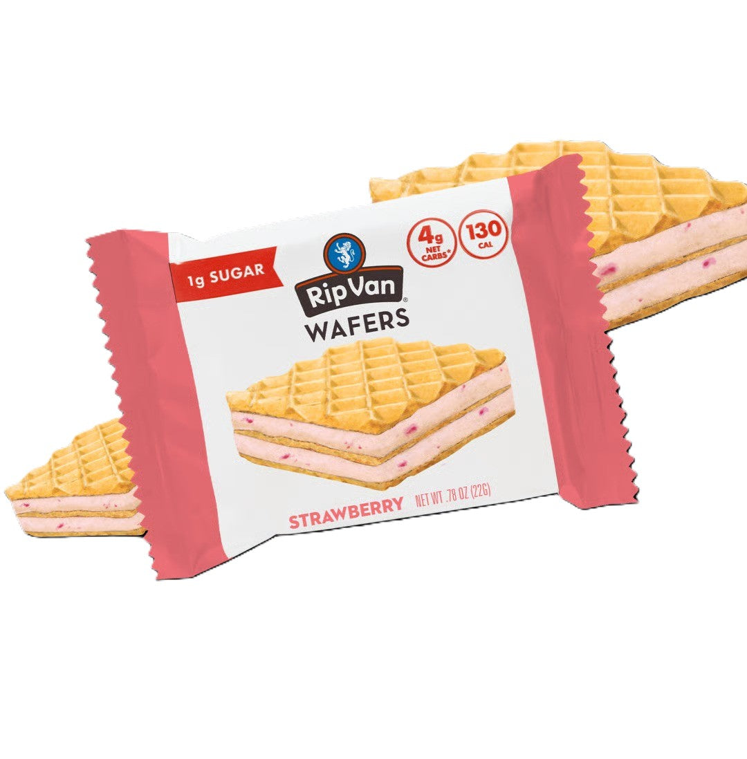 Rip Van - Wafer Snacks - Strawberry - 22g – Low Carb Canada