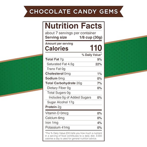 Russell Stover - Sugar Free Chocolate Candy Gems - 7.5 oz