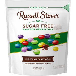 Russell Stover - Sugar Free Chocolate Candy Gems - 7.5 oz