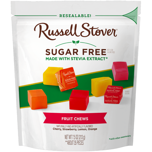 Russell Stover - Sugar Free Fruit Chews - 7.5 oz. bag