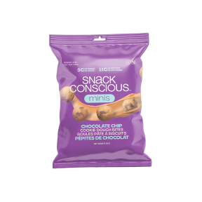 *(Best Before 13 Sep, 25) Snack Conscious - Mini Cookie Dough Bites - Choc Chip - 50g