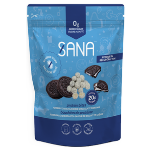 Sana - Chocolate Snacks - Cookies and Cream Crunchy chocolate style protein bites - 100g