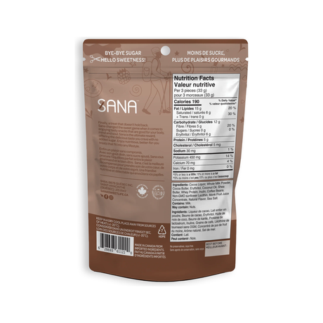 Sana - Chocolaty bites - Coffee - 100g