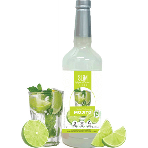 Slim Syrups - Sugar Free Cocktail Mix - Mojito - 1L Bottle