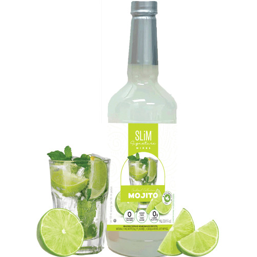 Slim Syrups - Sugar Free Cocktail Mix - Mojito - 1L Bottle