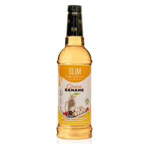 Slim Syrups - Sugar Free  Syrup - Banana - 750ml Bottle