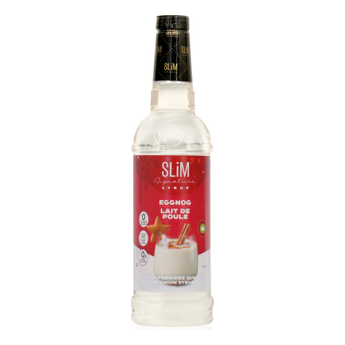 Slim Syrups - Sugar Free Syrup (Holiday Edition) - Eggnog - 750ml Bottle