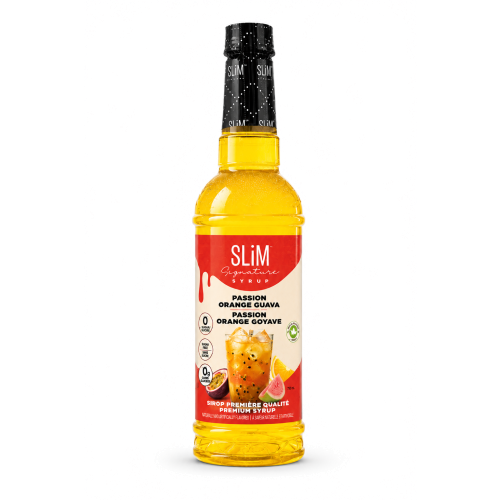 Slim Syrups - Sugar Free  Syrup - Passion Orange Guava - 750ml Bottle
