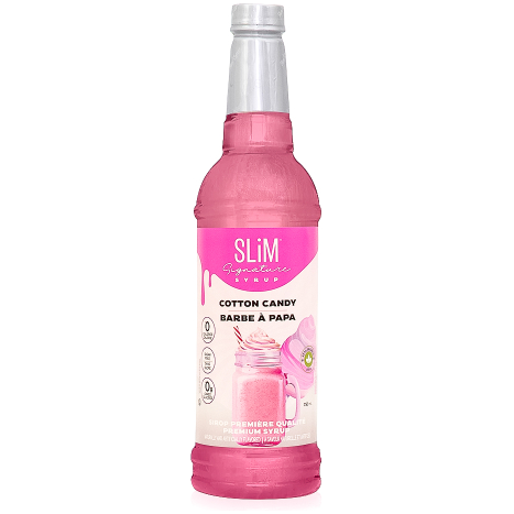 Slim Syrups - Sugar Free Cotton Candy Syrup - 750ml Bottle