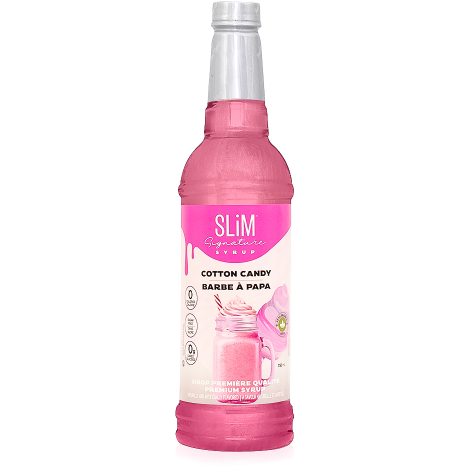 Slim Syrups - Sugar Free Cotton Candy Syrup - 750ml Bottle
