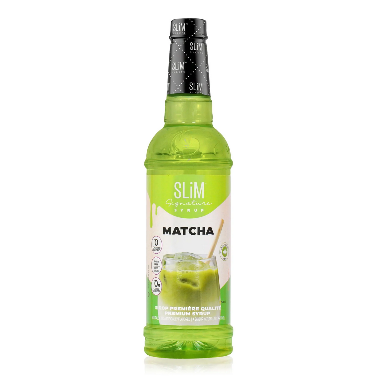 Simple Syrup In Store Slim Syrups - Sugar Free Syrup - Matcha - 750ml Bottle – Low Carb Canada