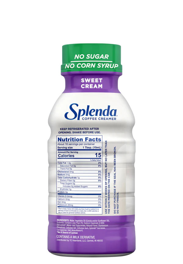 Splenda Coffee Creamer - Sweet Cream - 237ml