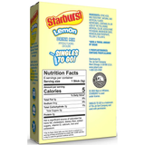 Starburst Zero Sugar Singles-to-Go - Lemon - 6 sticks
