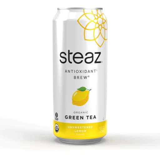 Steaz - Zero Calorie Iced Tea - Unsweetened Lemon
