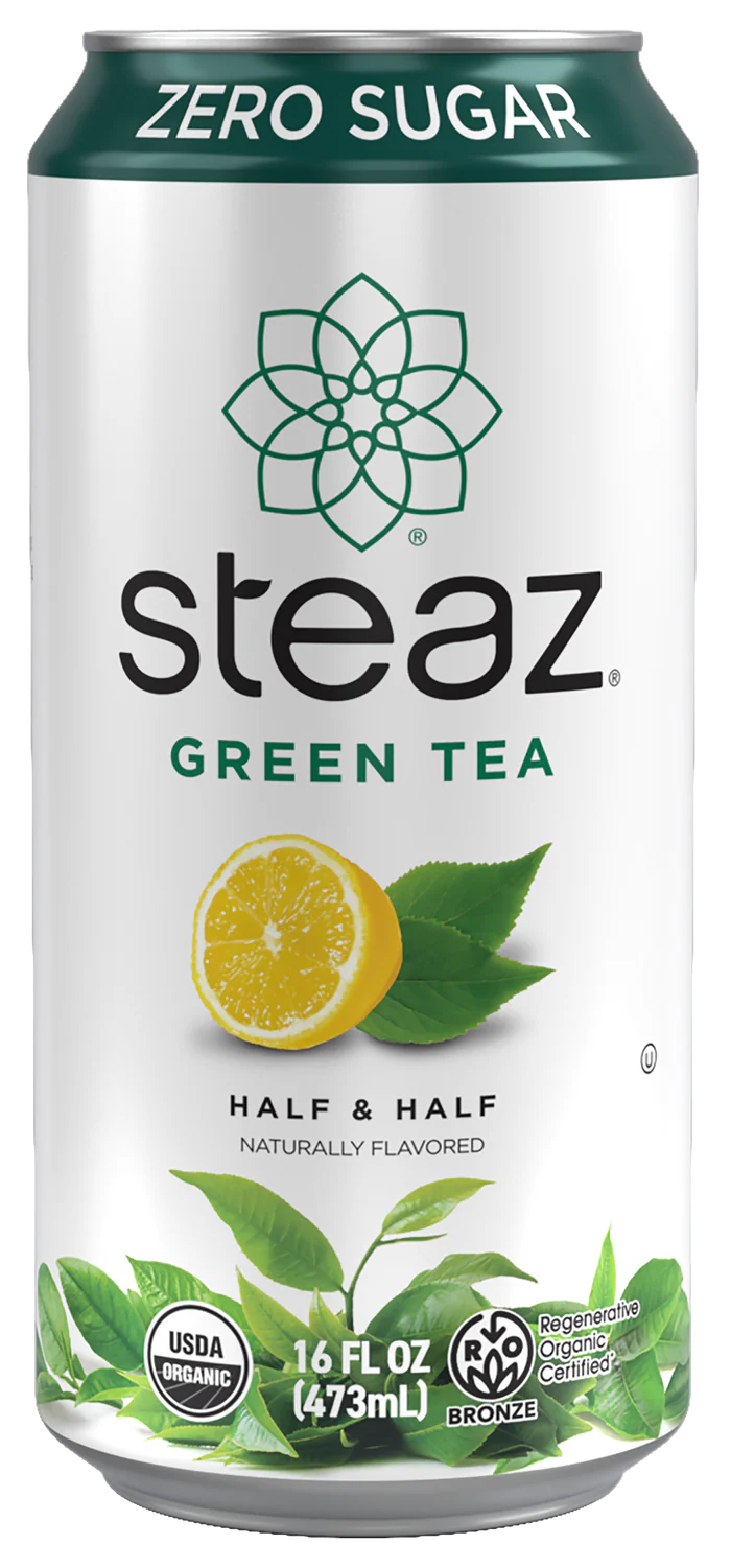 Steaz - Zero Calorie Iced Tea - Half & Half