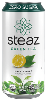 Steaz - Zero Calorie Iced Tea - Half & Half