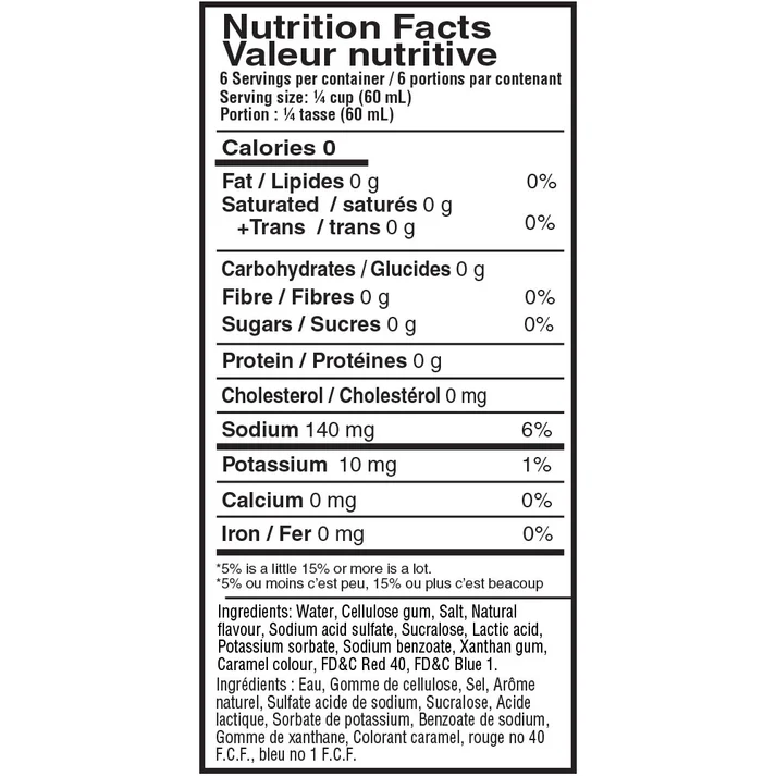 Sinfit - Sugar-free Syrup - Blueberry - 355ml