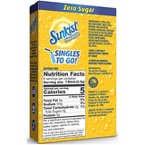 Sunkist Zero Sugar Singles-to-Go - Pineapple - 6 sticks