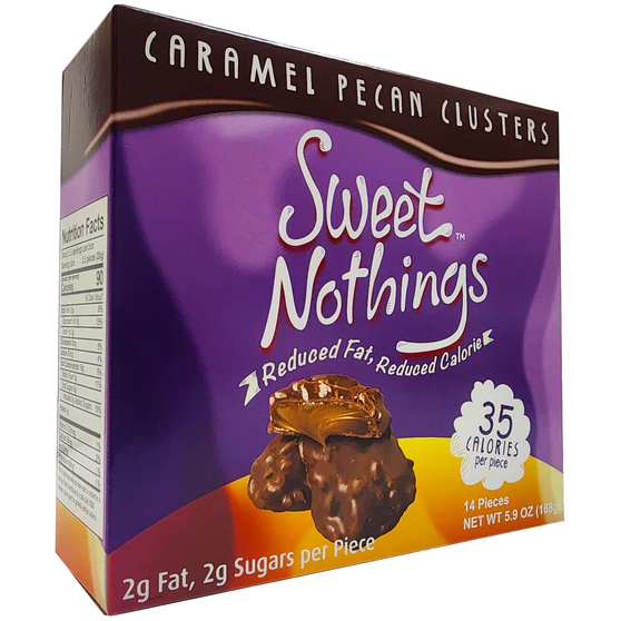 HealthSmart - Sweet Nothings - Grappes de noix de pécan et caramel (14 pièces) -168g