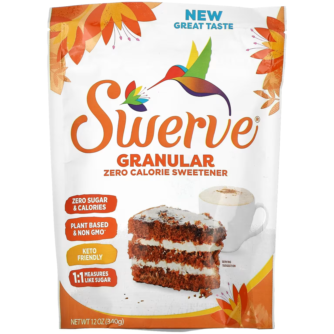 Swerve - Le remplacement ultime du sucre - Granulaire - 12 oz