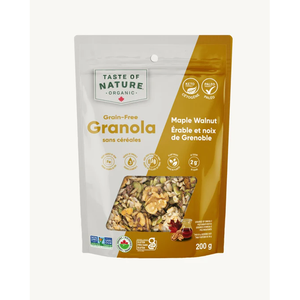 Taste of Nature - Organic Grain Free Granola - Maple Walnut - 200g