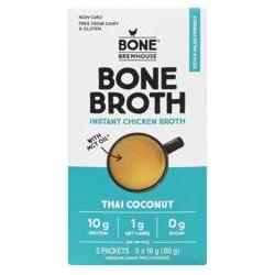 Bone Brewhouse - Instant Chicken Bone Broths - Thai Coconut - 5 Packets