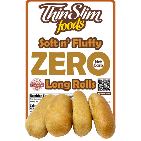 ThinSlim Foods - Soft n' Fluffy Zero - Long Rolls