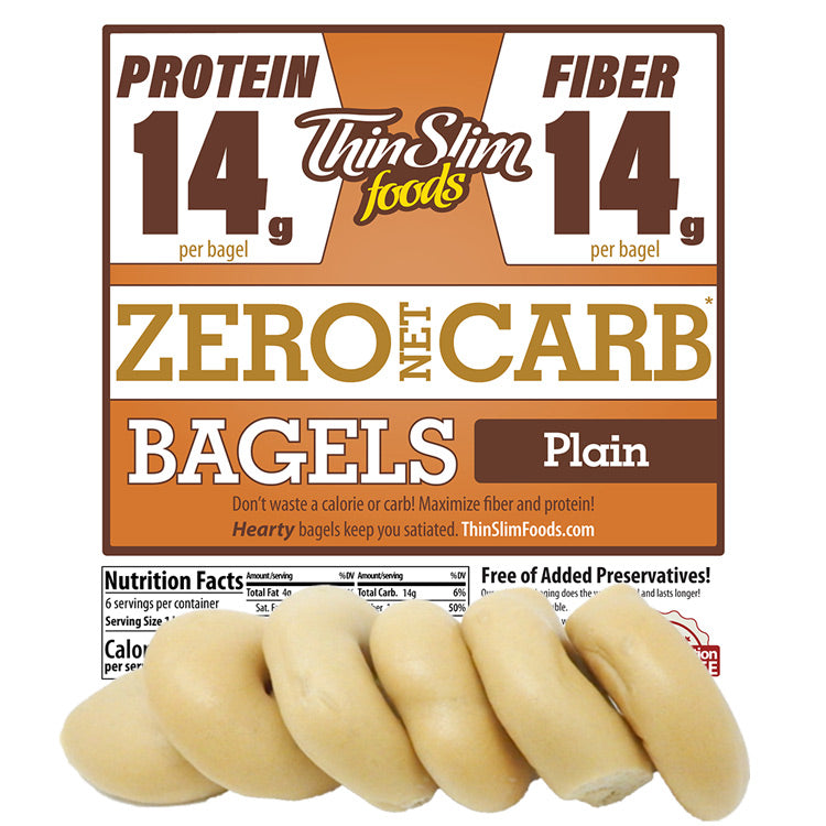 ThinSlim Foods - Zero Net Carb - Bagels - Plain