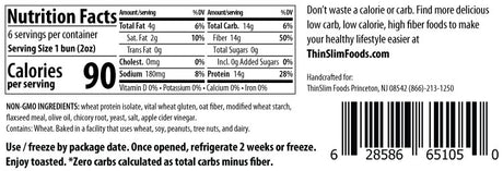 ThinSlim Foods - Zero Net Carb - Long Roll (Hot Dog Buns) - 12 oz. bag