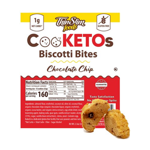 ThinSlim Foods - Keto Cookies - Biscotti Bites Chocolate Chip - 64g