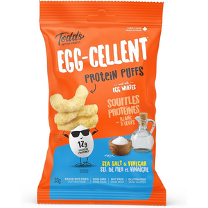 Todd's Better Snacks - Egg-cellent Protein Puffs - Sea Salt & Vinegar - 33g