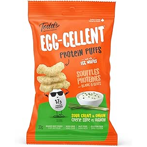 Todd's Better Snacks - Egg-cellent Protein Puffs - Sour Cream & Onion - 33g