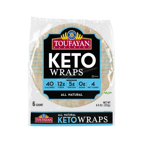 Boulangeries Toufayan - Wraps céto - 10 oz