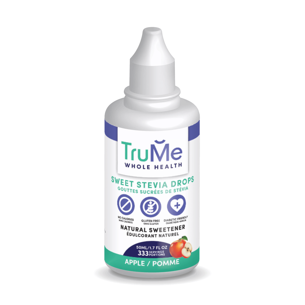 Trume - Sweet Stevia Drops - Apple - 50ml