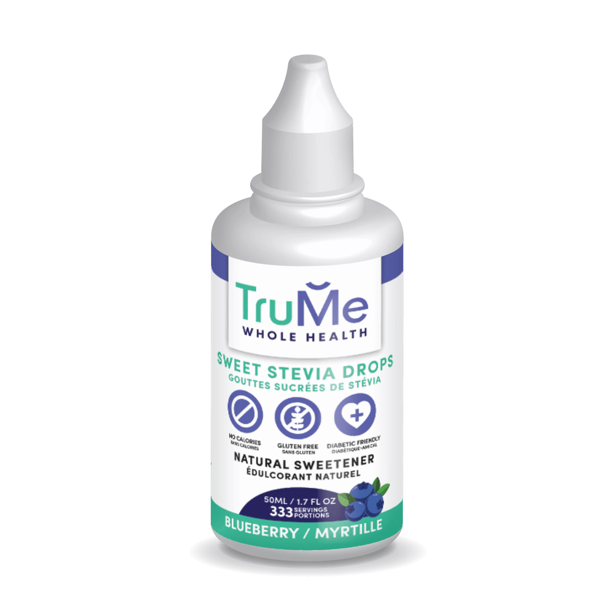 Trume - Sweet Stevia Drops - Blueberry - 50ml