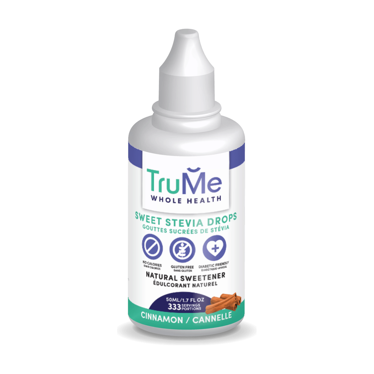 Trume - Sweet Stevia Drops - Cinnamon - 50ml