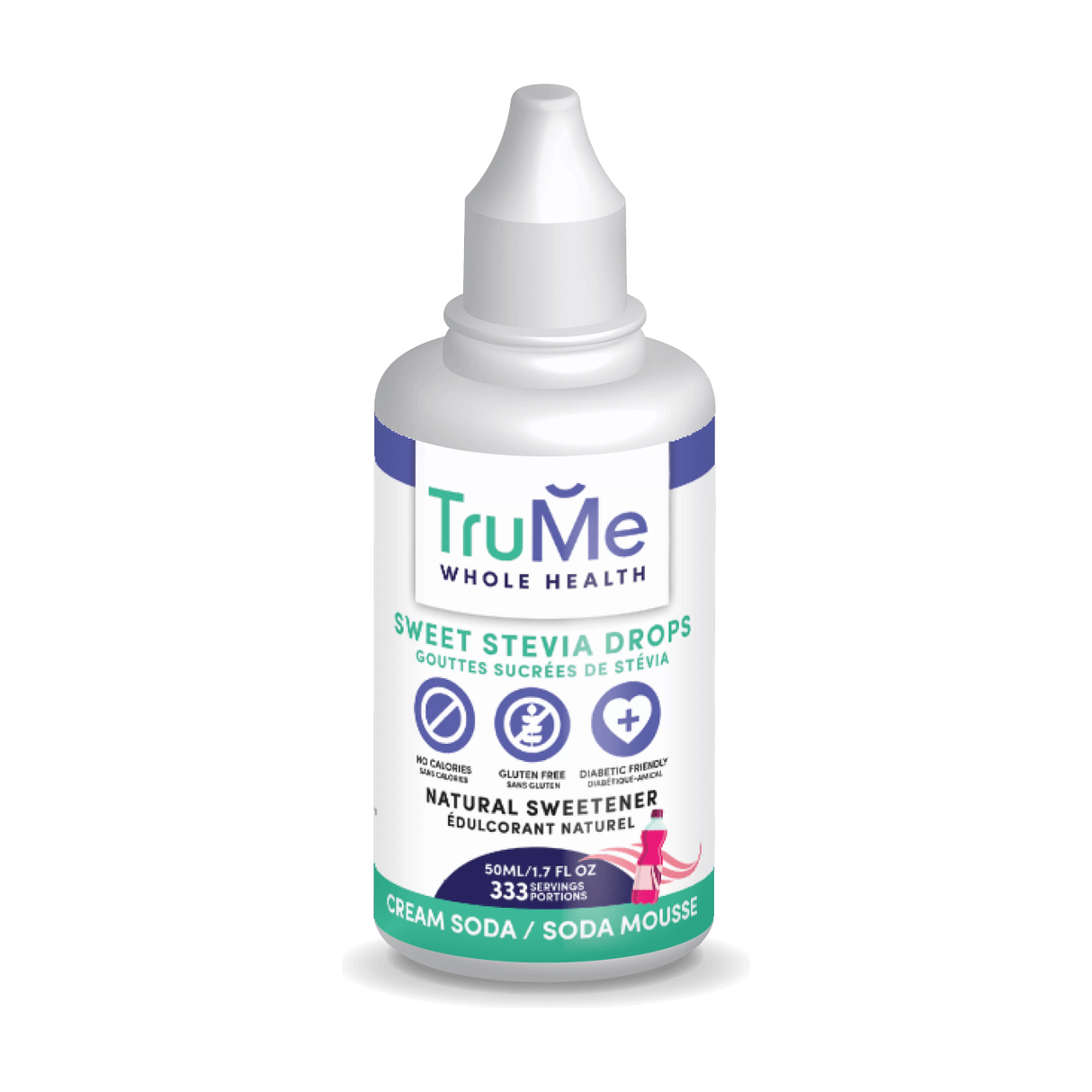 Trume - Sweet Stevia Drops - Cream Soda - 50ml