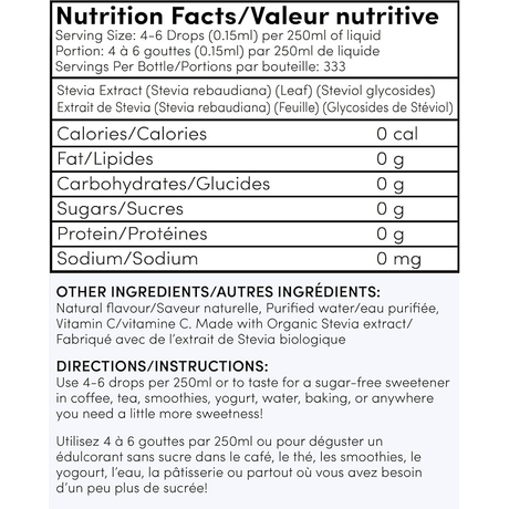 Trume - Sweet Stevia Drops - Chai - 50ml