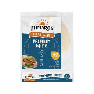 Tumaro's - Carb Wise Warp - Premium White - 8 wraps