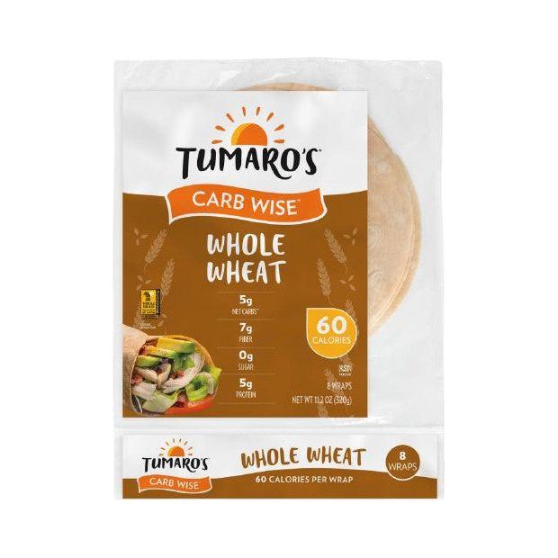 Tumaro's - Carb Wise Warp - Whole Wheat - 8 wraps