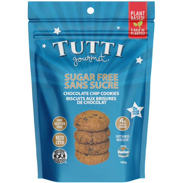 Tutti Gourmet - Keto Soft Baked Chocolate Chip Cookies - 142 g