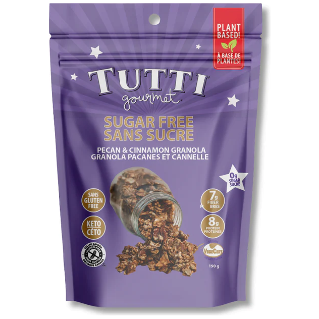 Tutti Gourmet - Keto Granola - Pecan & Cinnamon - 190 g