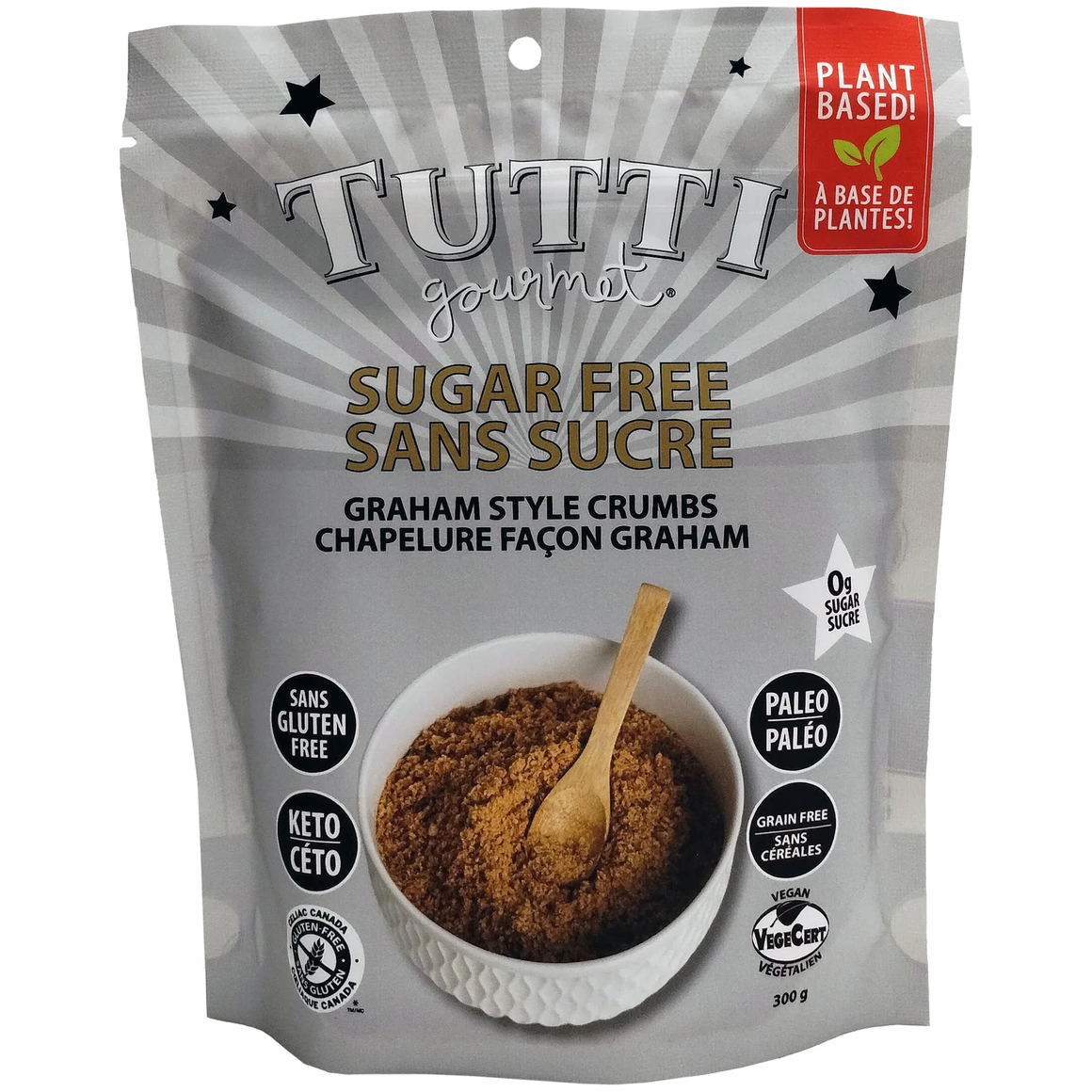 Tutti Gourmet - Miettes style Keto Graham - 300g