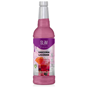 Sirops Slim - Sirop Licorne Sans Sucre - Bouteille 750ml