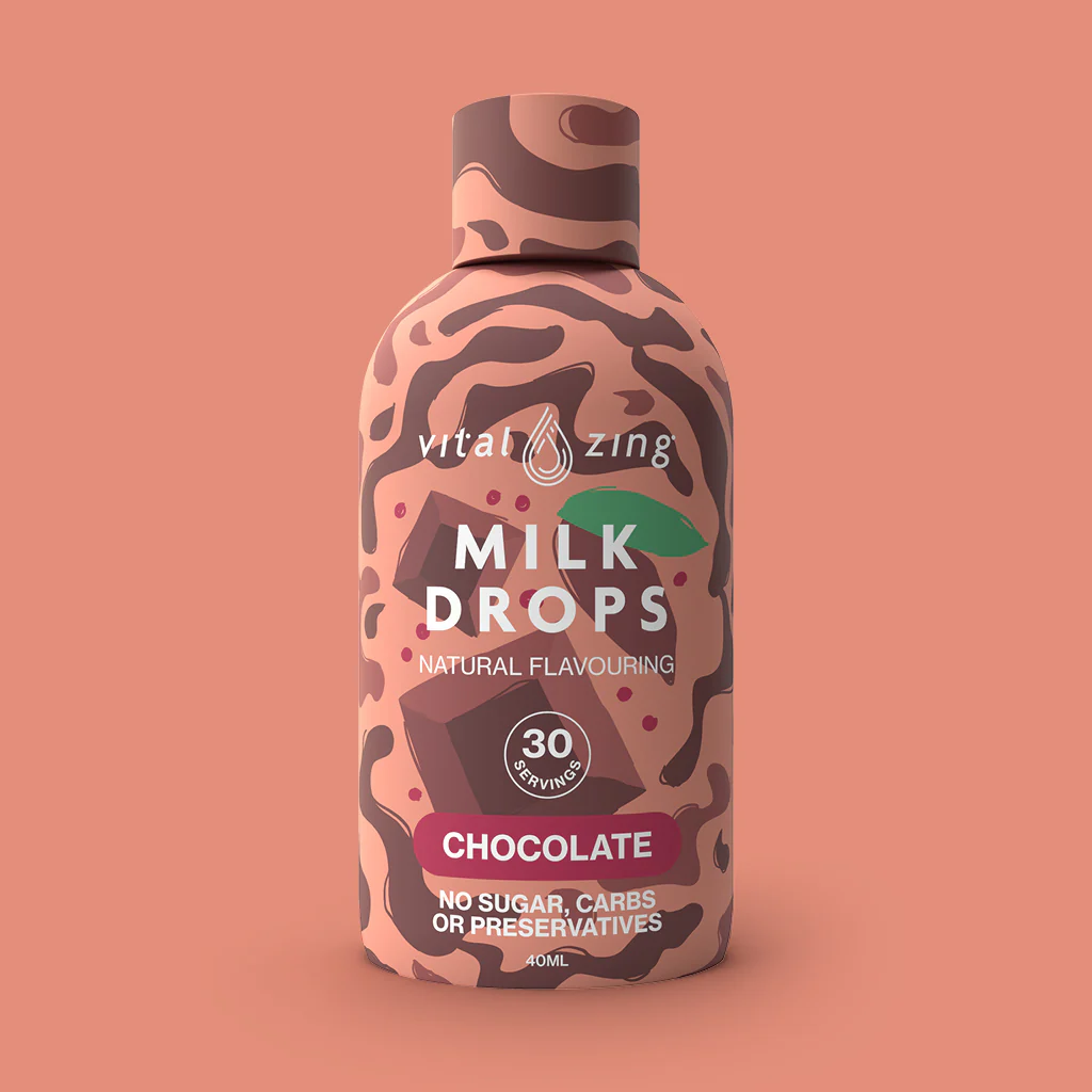 Vital Zing - Sugar Free Milk Drops - Chocolate - 40ml