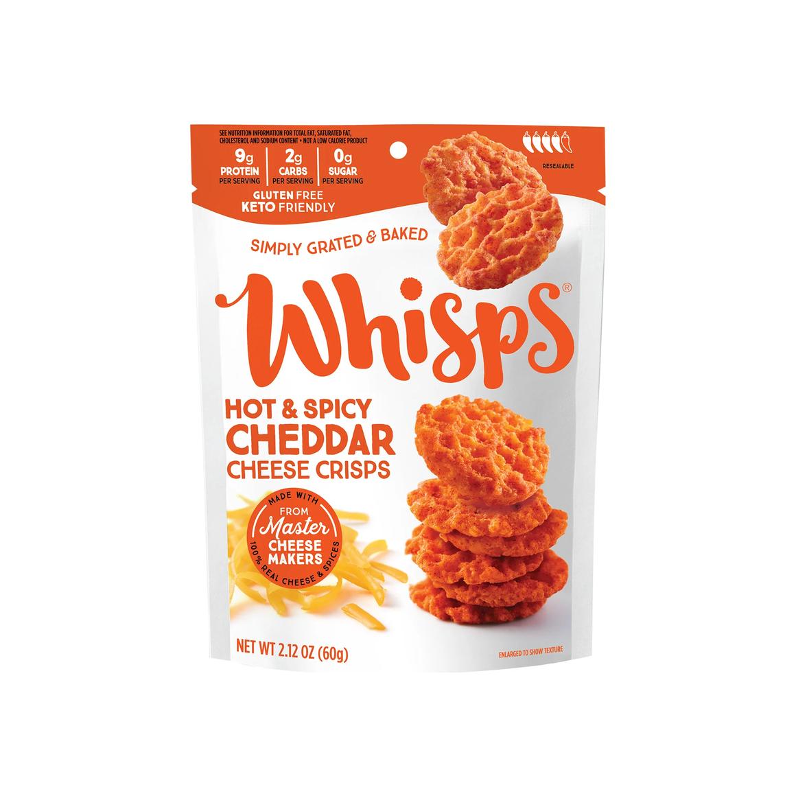 Whisps - Chips au fromage - Piquant et épicé - 2,12 oz